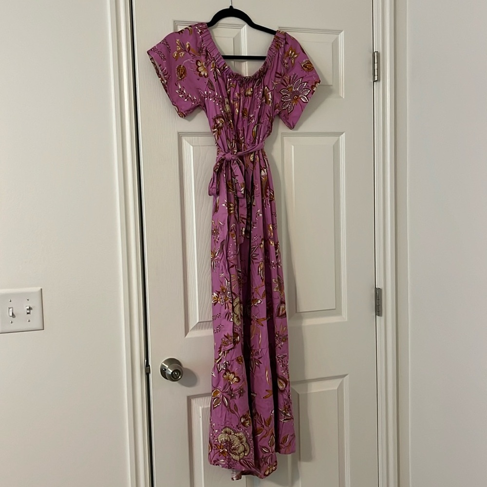 ISABEL Maternity NWT Dress Pink Floral Pattern Size S